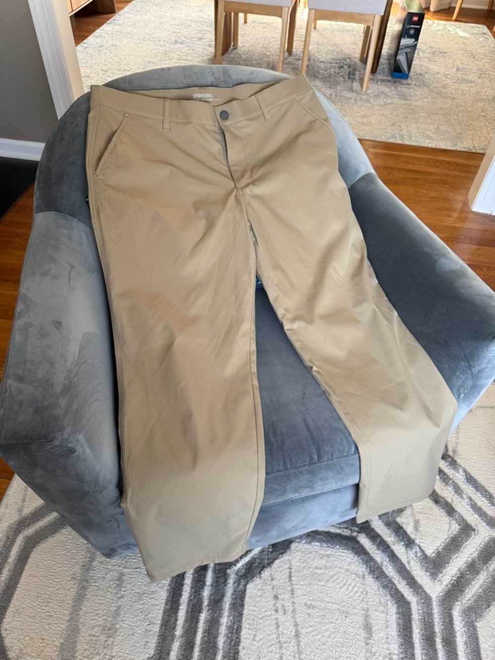 Men's 32 Degrees Stretch Performance Khaki Casual Pants - Lightweight Comfort